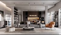 Loft modern design dark